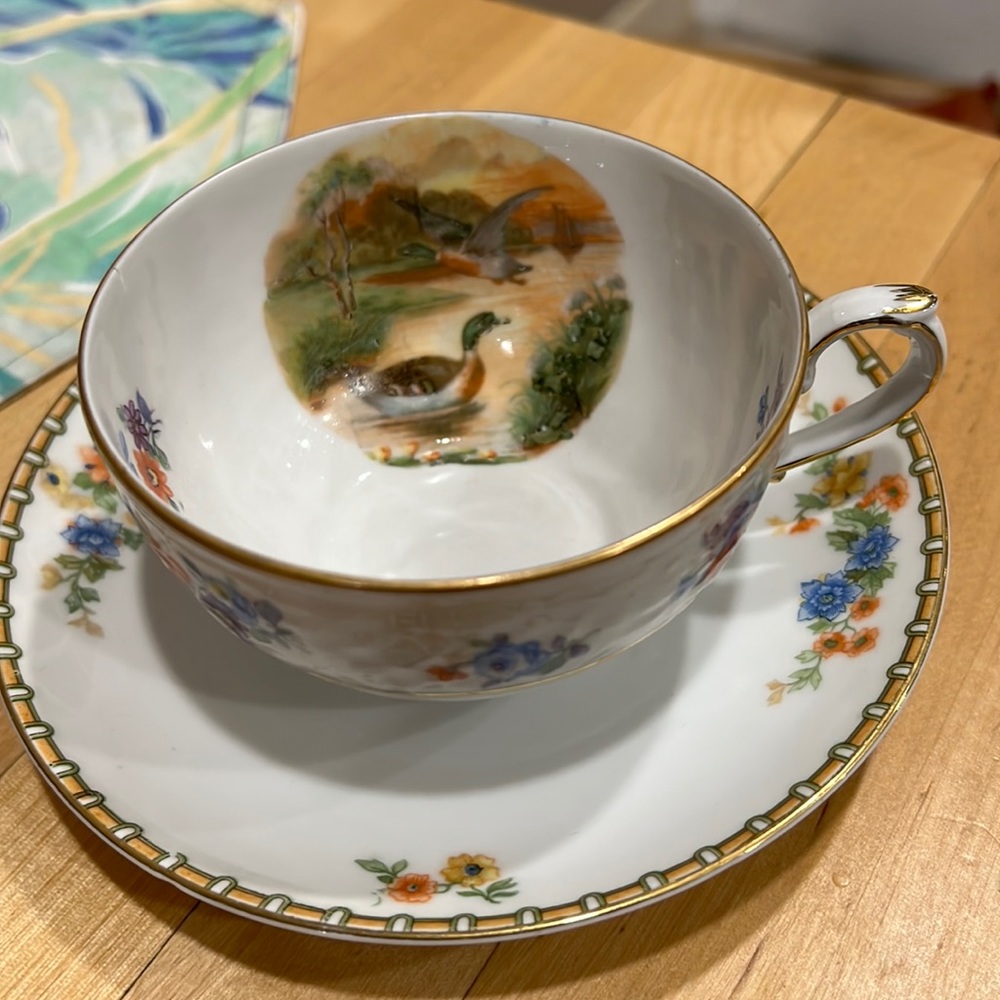 Bavaria bone China, cup and source